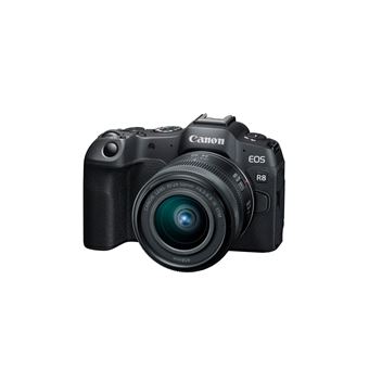 Appareil photo hybride Canon EOS R8 + RF 24-50mm f/4.5-6.3 IS STM noir - 1