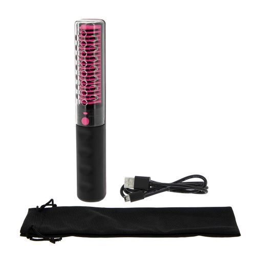Peigne lissant Best of TV Glam Liss sans fil Noir et Rose