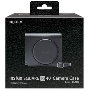 Housse de protection Fujifilm pour appareil photo instantané Instax Square SQ40 Noir