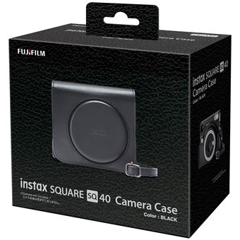 Housse de protection Fujifilm pour appareil photo instantané Instax Square SQ40 Noir