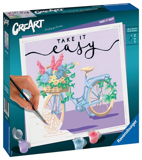 Peinture Ravensburger Creart Carré Take It Easy