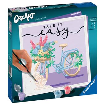 Peinture Ravensburger CreArt Carré Take it easy