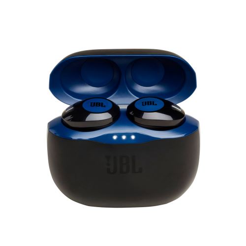 JBL Tune 120Tws – Ecouteurs Pure Bass Sans Fil – Appels Stéréo Mains Libres Grâce Au Bluetooth – Autonomie Pendant 16 Hrs avec L'Étui De Recharge – Bleus