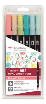 Set de 6 feutres Tombow France & Benelux Tombow Double Pointe