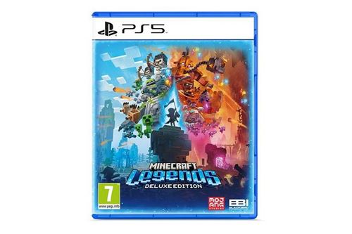 Pochette avant du jeu Minecraft Legends Edition Deluxe PS5