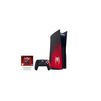Manette DualSense PS5 édition Limitée Marvel's Spider-Man 2 + Housse De Console - Rouge Et Noir, Neuve