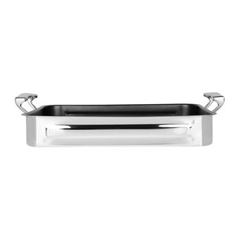 Plat Four Inox Aa L 35.2 cm l 25.5 cm H 6 cm