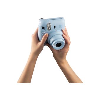 Appareil photo instantané Fujifilm Pack Noel Instax Mini 12 Bleu + Pack  film Instax Mini 10 vues + Guirlande Led Multicolore sur