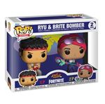 Figurines Funko Pop Games Street Fighter Fortnite Ryu and Brite Bomber