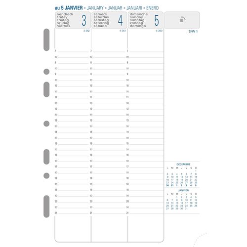 RECHARGE EXATIME 21 WEEKKALENDER 1 WEEK OP 2 PAG - VERTI