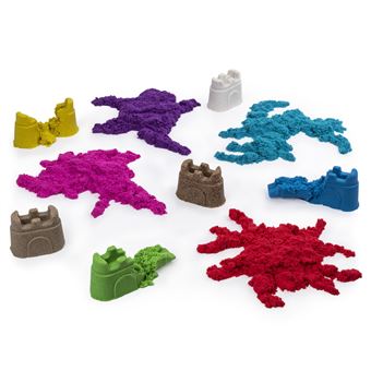 Pâte à modeler pour enfant Kinetic Sand Coffret Recharges 10 couleurs