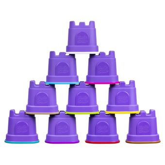 Pâte à modeler pour enfant Kinetic Sand Coffret Recharges 10 couleurs