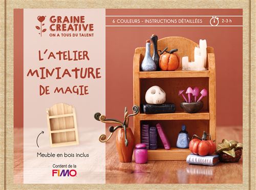 Pâte à modeler Graine Créative Coffret FIMO Miniatures Magie