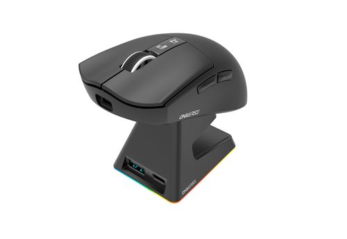 Souris Gaming Sans Fil Oniverse Vanguard – 12000 DPI, Dock avec Écran LED