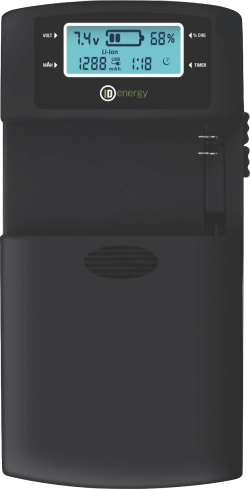 Chargeur batteries Lithium IDenergy Noir