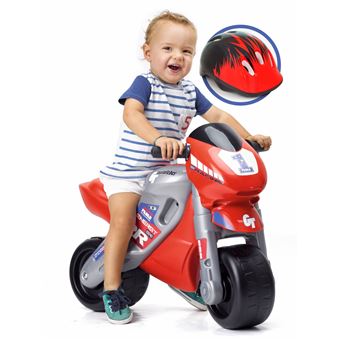 Draisienne Feber Porteur Moto 2 Racing Rouge
