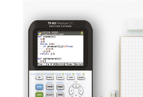 Calculatrice graphique Texas Instruments TI-83 Premium CE Edition