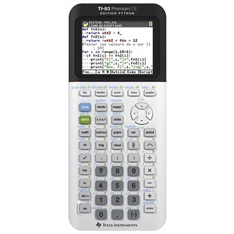 Calculatrice TI‑83 Premium CE Edition Python - LPMarocaine
