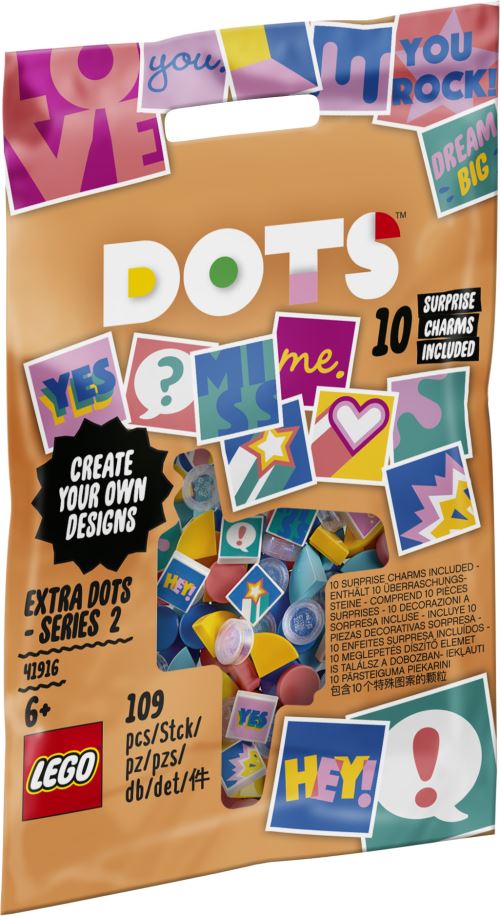 LEGO® DOTS 41916 Tuiles de décoration DOTS Série 2