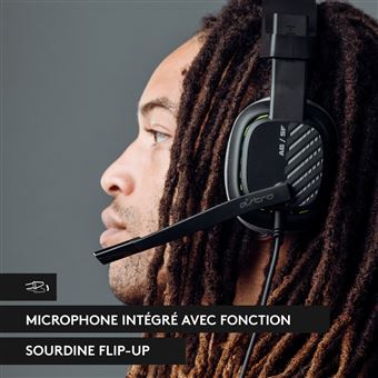Casque gaming filaire Astro A10 2e génération pour Playstation et PC Noir