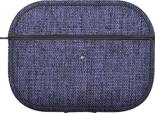 Etui avec finition en tissu On Earz Mobile Gear pour AirPods Pro Bleu