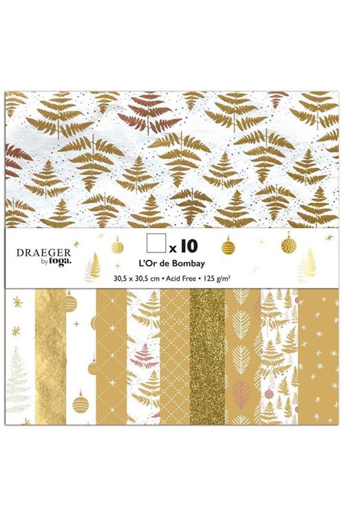 Draeger 10 Feuill 30X30 Or Bl Reveil Ass