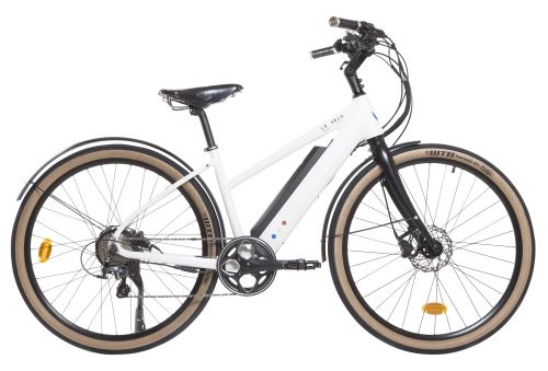 Vélo électrique Le Vélo Mad L’Urbain 250 W Blanc Taille 40