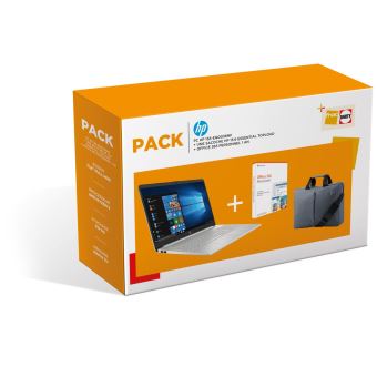 Pack PC Portable HP 15s-eq0036nf 15.6 FHD AMD Ryzen 3 8 Go RAM