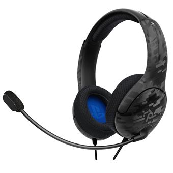 Casque Gaming Filaire PDP LVL40 Stereo Headset Camouflage Noir pour PS4