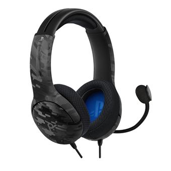 Casque Gaming Filaire PDP LVL40 Stereo Headset Camouflage Noir pour PS4