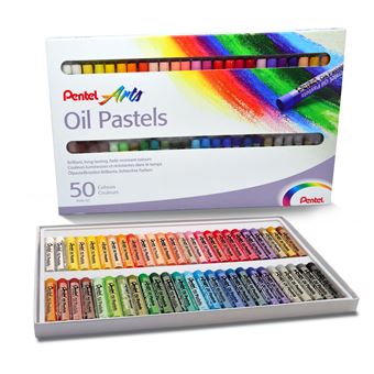 PENTEL ETUI 50 PASTELS A L HUILE