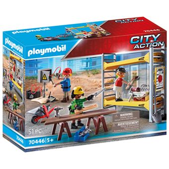 PLAYMOBIL City Action 70446 Théorème avec les ouvriers