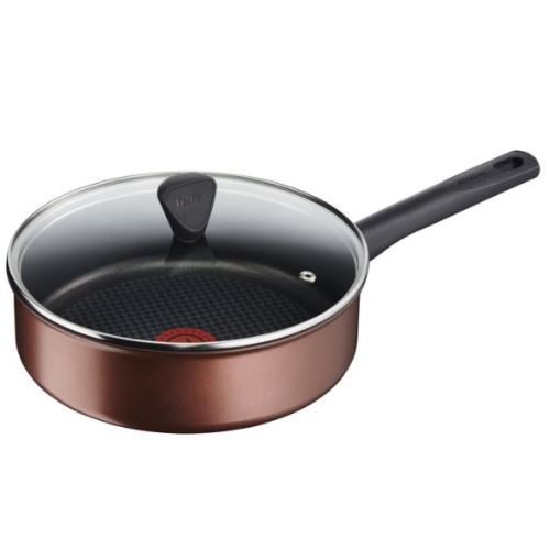 Sauteuse Tefal Start & Cook 24 Cm - Compatible Induction, Revêtement Titanium