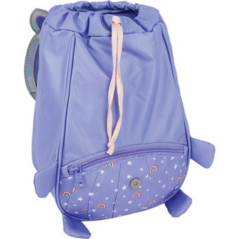 Sac à dos scolaire L'école des Tann's Licorne Violet