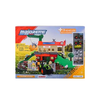 Garage jouet Smoby Majo Playset Ferme + 3 véhicules - 1