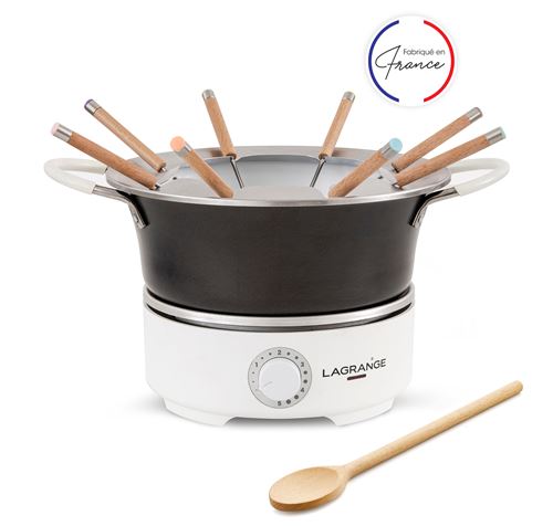 Fondue Lagrange Prestige 349402 900 W Noir et Blanc
