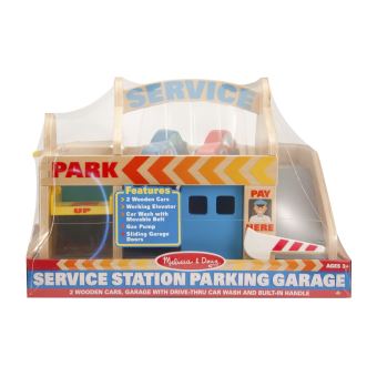 Station Service Avec Garage Melissa et Doug Garage jouet Achat prix fnac