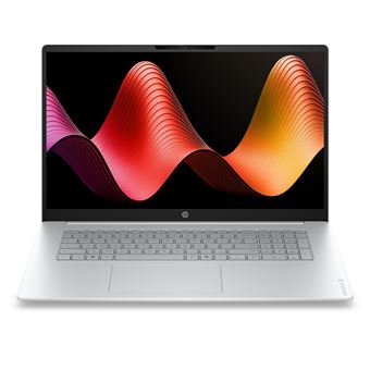 HP OmniBook 3 Laptop Next Gen AI 17-dm0002nf - Copilot+ PC - AMD Ryzen AI 7 - 445 / tot 4.6 GHz - Win 11 Home - Radeon 840M - 24 GB RAM - 512 GB SSD NVMe - 17.3" IPS 1920 x 1080 (Full HD) - Bluetooth 6.0, Wi-Fi 7 - canvasgrijs, glacier zilver - tsb Frans - 1