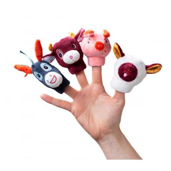 Jeu d'éveil Lilliputiens Ferme Marionnettes à doigts