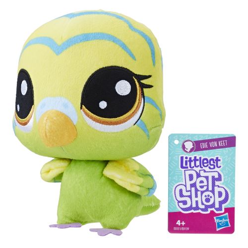 Peluche avec tête qui dodeline Littlest Petshop Edie Von Keet 15 cm
