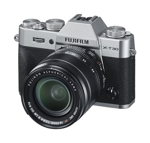 Hybride Fujifilm X-t30 Argent + Objectif Xf 18-55 Mm F/2.8-4