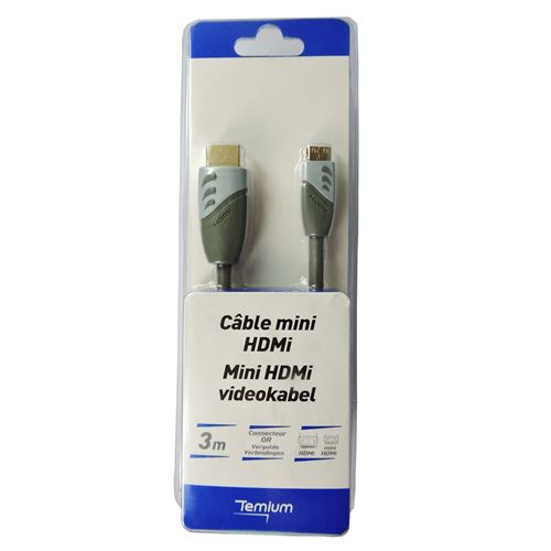 Câble Temium mini HDMI 3 m