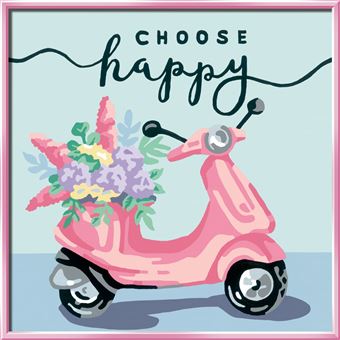 Peinture Ravensburger CreArt Carré Choose happy