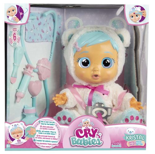 Poup&eacute;e cry babies kristal imc toys