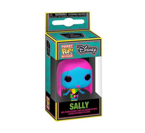 Figurine Funko Pop Keychain Disney The Nightmare Before Christmas Sally Black Light