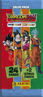 Jeu de cartes Panini Dragon Ball Universal Trading Cards Fat Pack 26 cartes