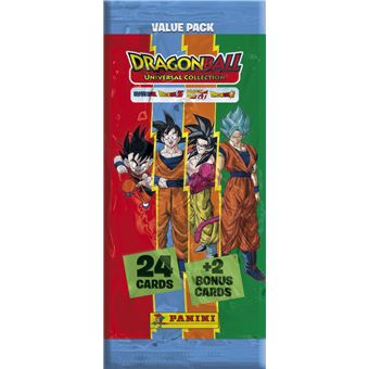 Jeu de cartes Panini Dragon Ball Universal Trading Cards Fat Pack 26 cartes