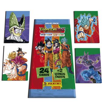Jeu de cartes Panini Dragon Ball Universal Trading Cards Fat Pack 26 cartes