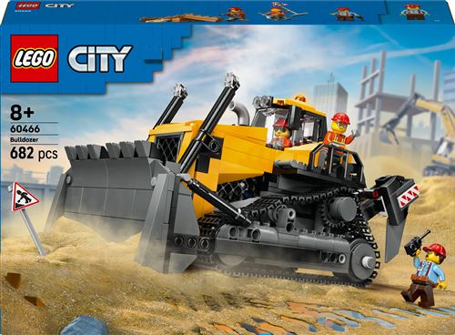 LEGO City Le Bulldozer Jaune 60466 - vue 3