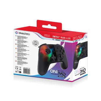 Manette Bluetooth Oniverse Black Star pour Nintendo Switch/PC Noir